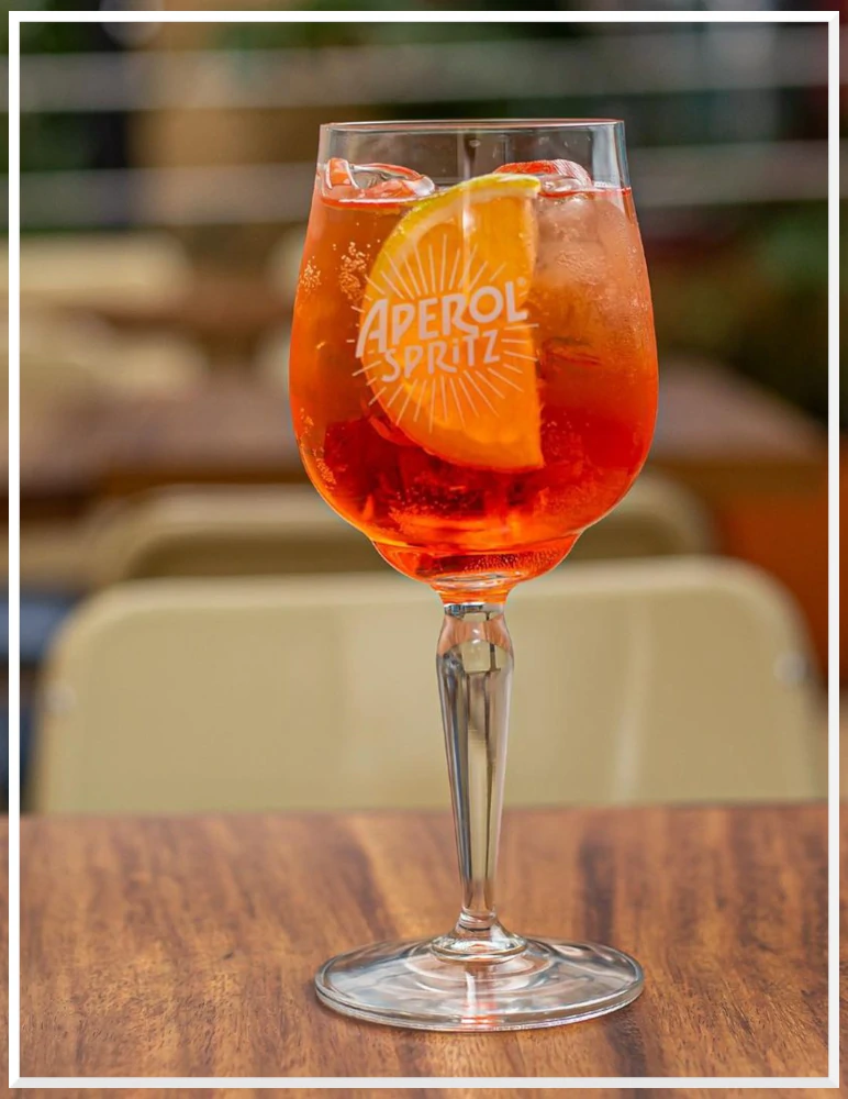 Bild på drinken Aperol Spritz.