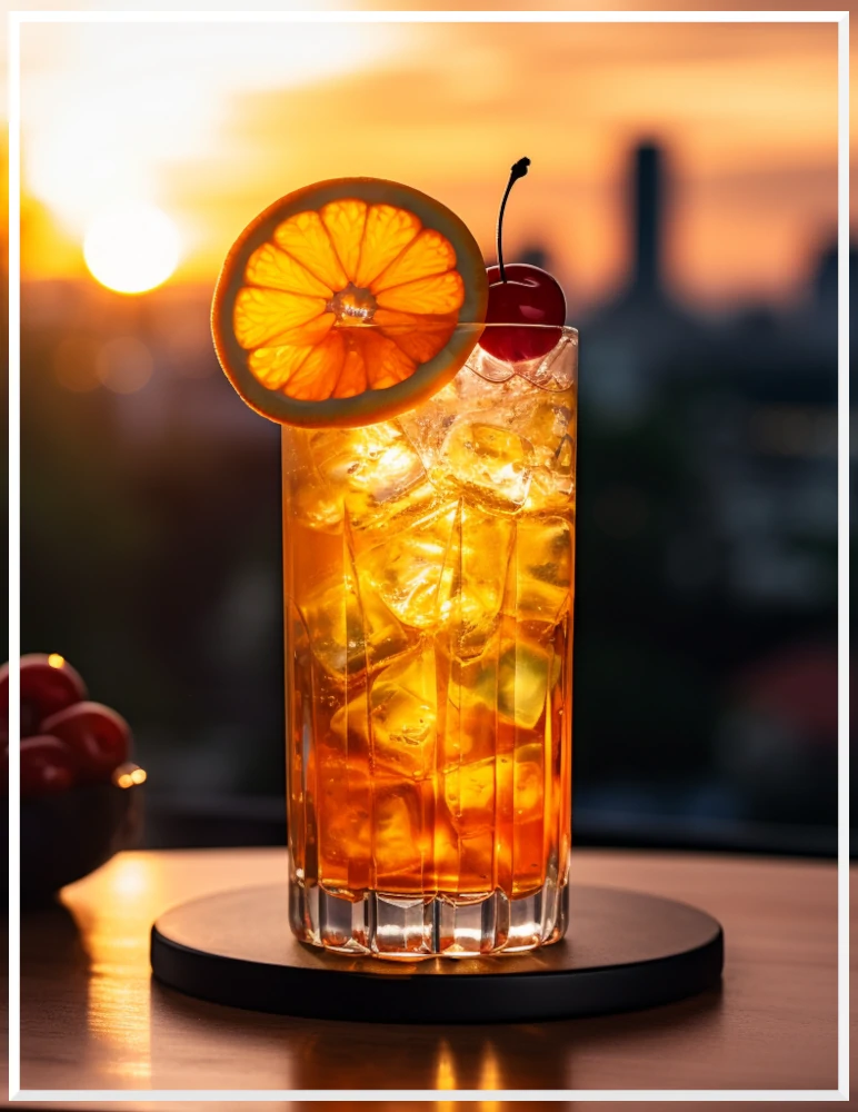 Amaretto Sunset recept