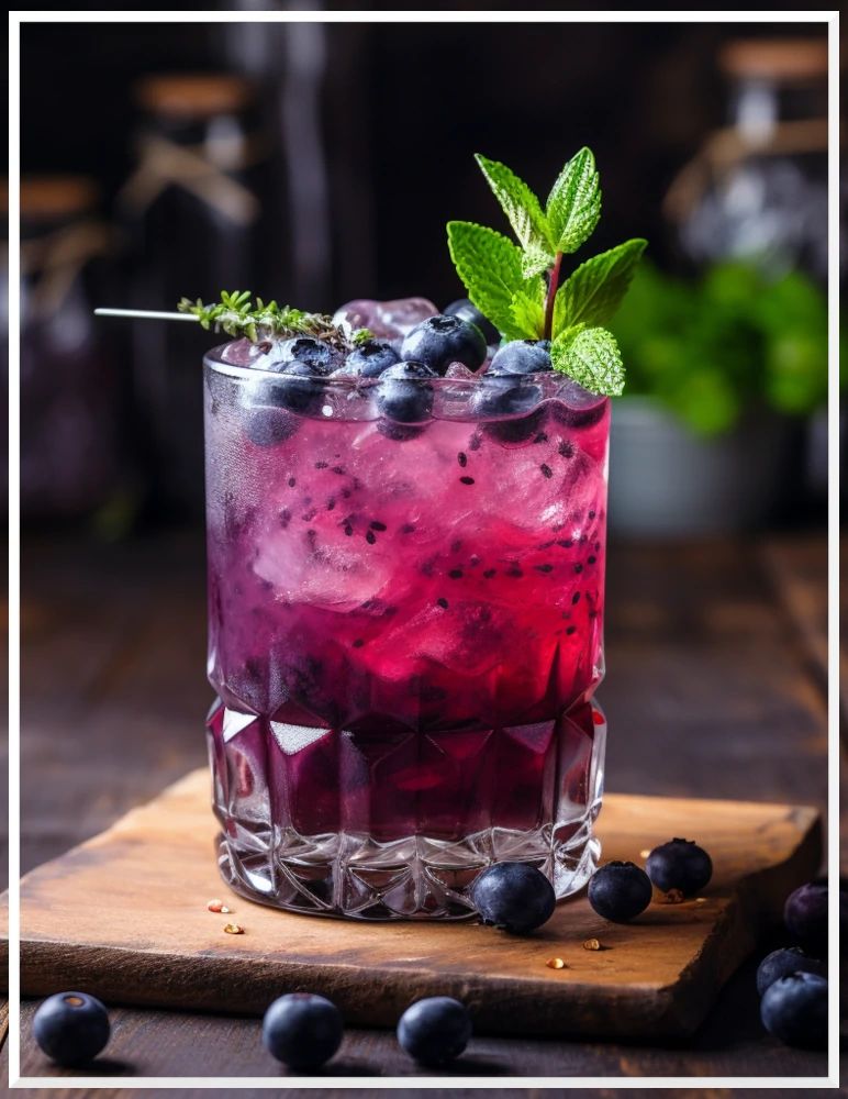 Bild på drinken Blueberry Spice Smash.