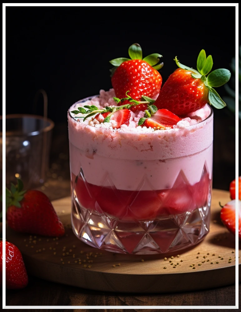 Bild på drinken Strawberry Cheesecake.
