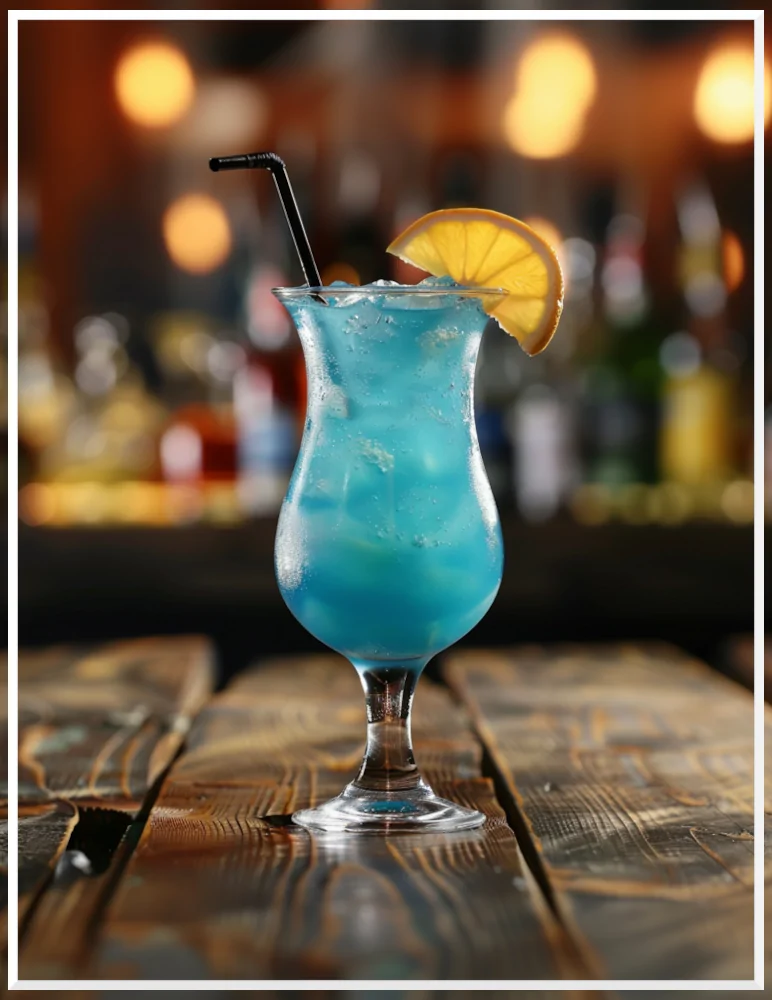 Bild på drinken Alkoholfri Blue Lagoon.