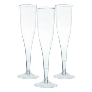 Bild på vår produkt, Champagneglas i Plast Transparenta.