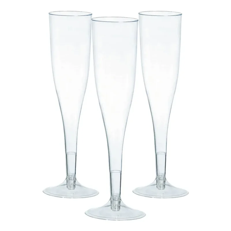 Bild på vår produkt, Champagneglas i Plast Transparenta.