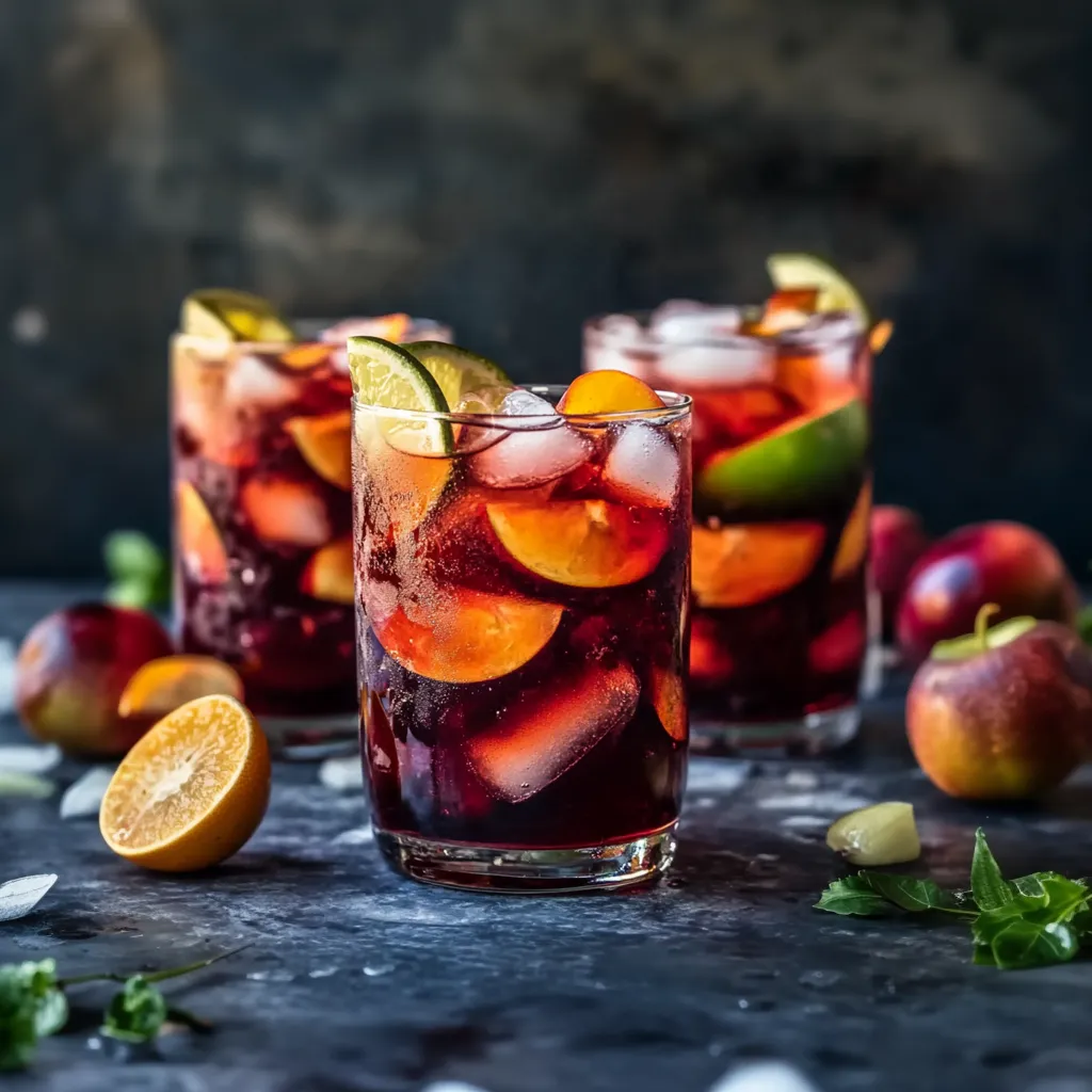 Bild på några bål recept, bland annat sangria till mitt bloginlägg.