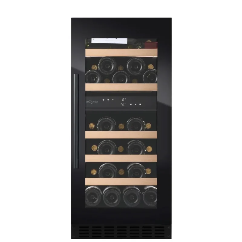 Inbyggbar vinkyl - WineCave 800 40D Fullglass Black